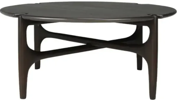 PI Coffee Table - Mahogany Dark Brown - Ethnicraft - Handcrafted
