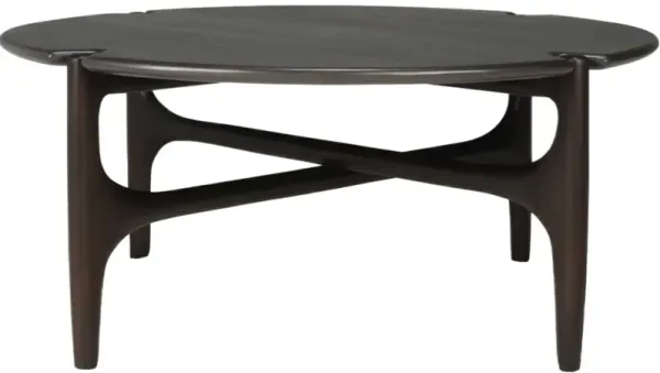 PI Coffee Table, Mahogany Dark Brown