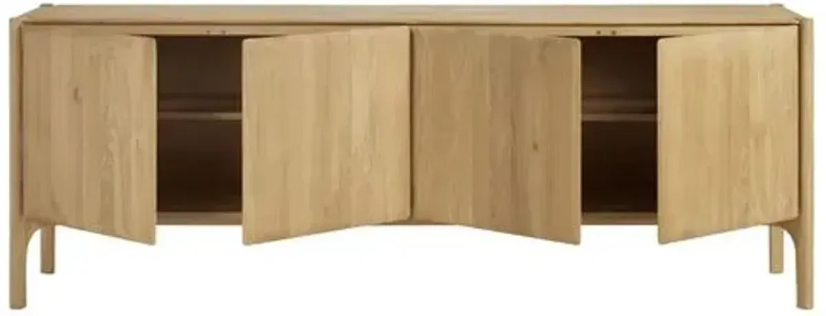 PI Sideboard - 4 Doors - Oak - Ethnicraft - Brown