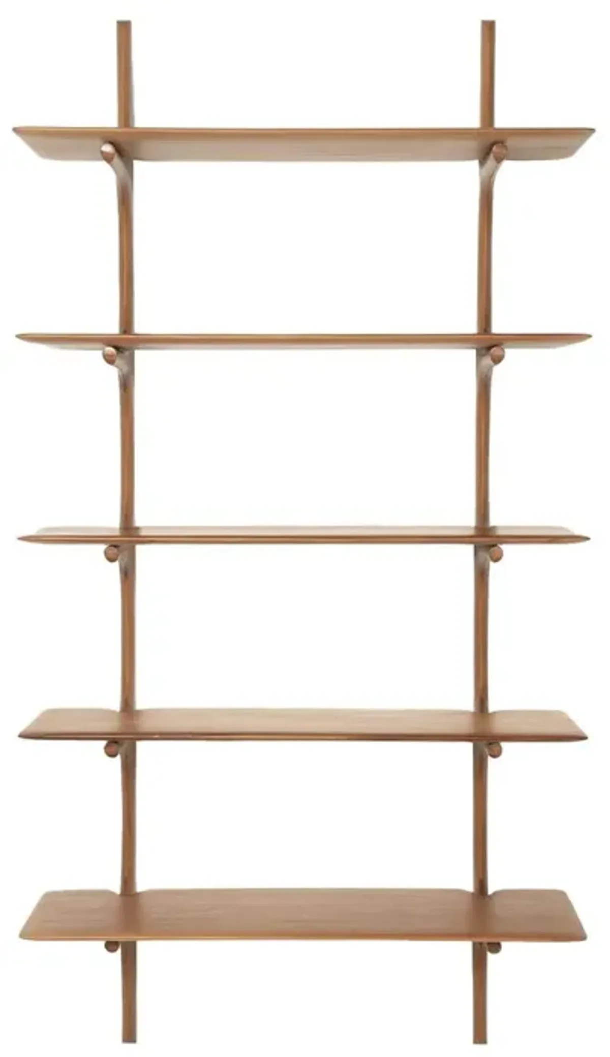 PI Wall Shelf - 5 Shelves - Ethnicraft - Brown
