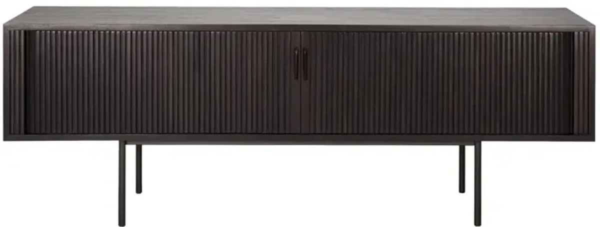 Roller Max 2 Door/1-Drawer TV Cupboard, Teak