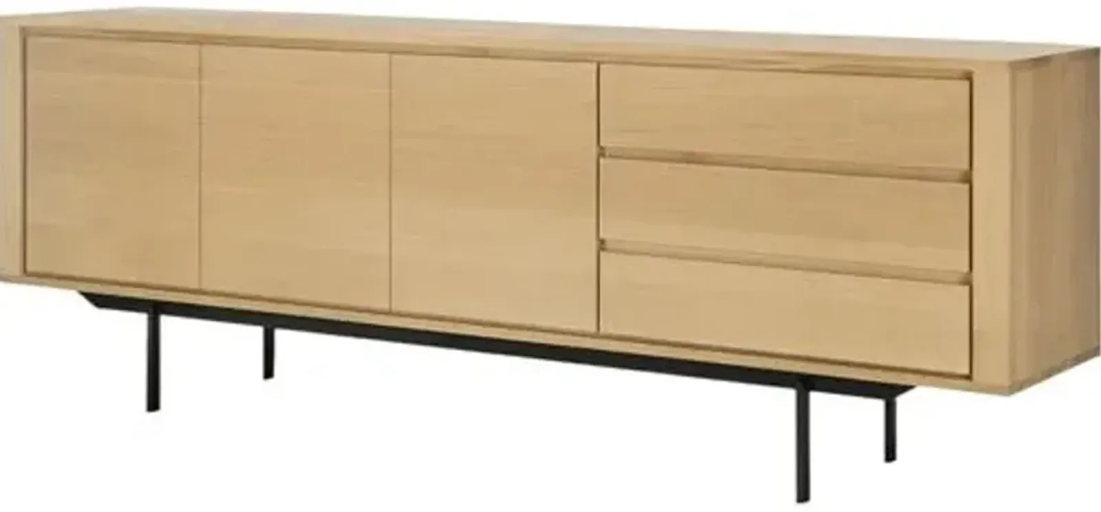 Shadow 3-Drawer Sideboard - Oak - Ethnicraft - Brown