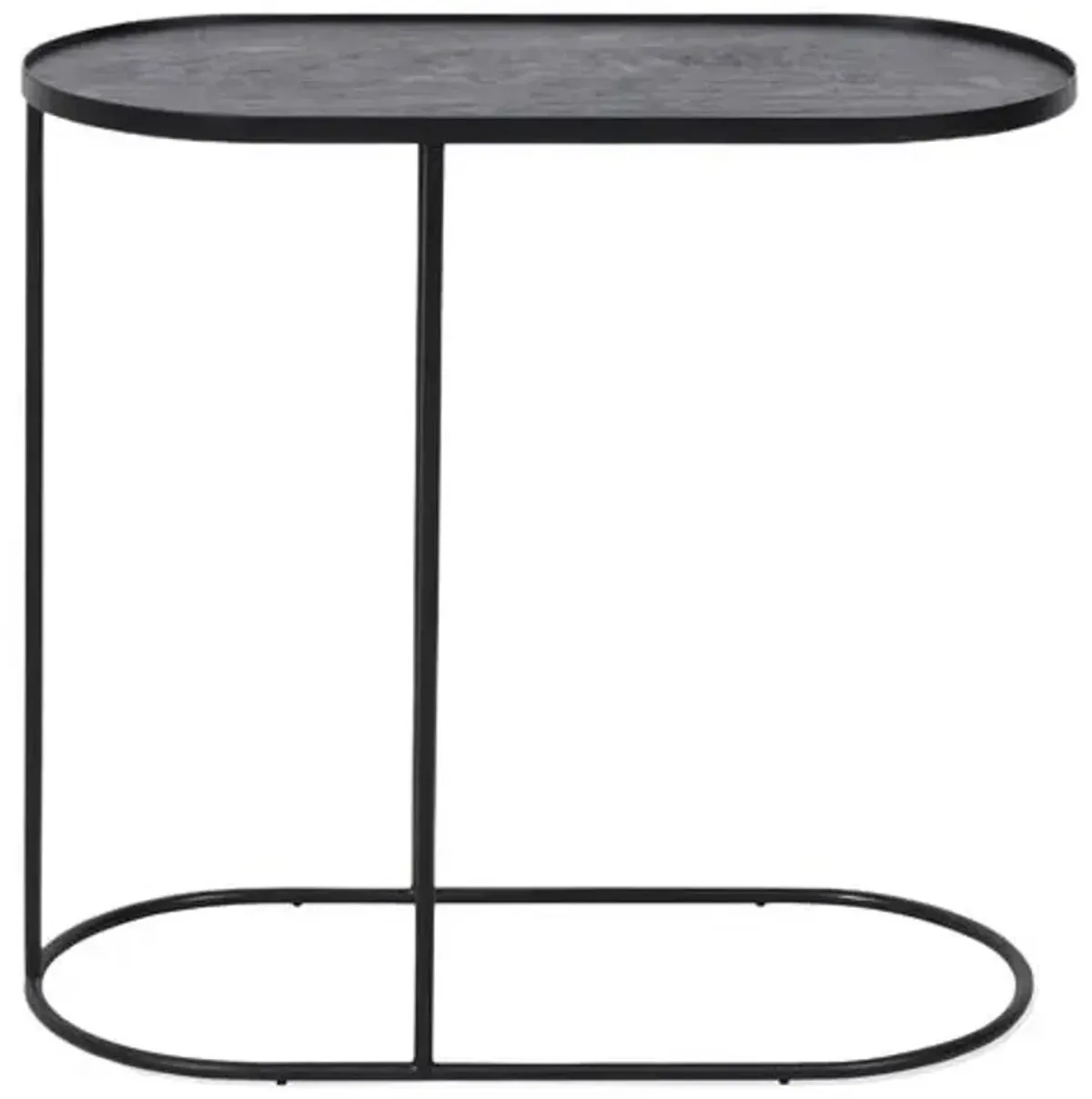 Tray Oval Side Table - Black - Ethnicraft