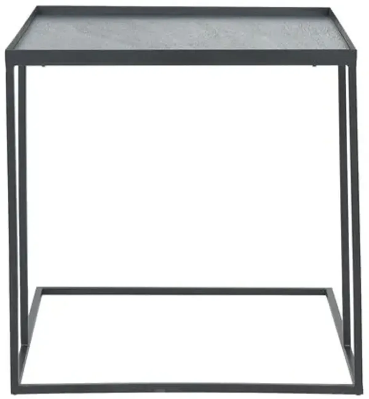 Tray Square Side Table - Black - Ethnicraft