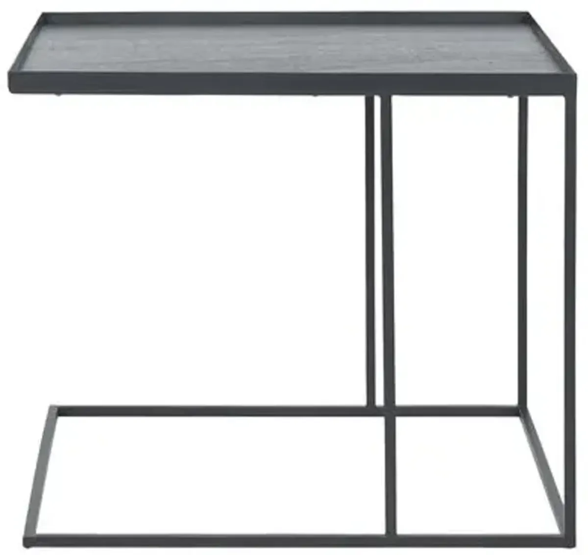 Tray Square Side Table - Black - Ethnicraft