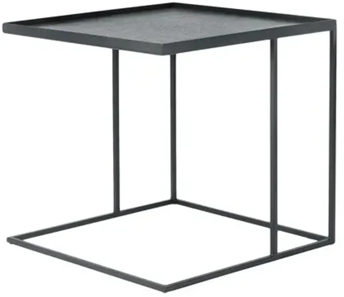 Tray Square Side Table - Black - Ethnicraft