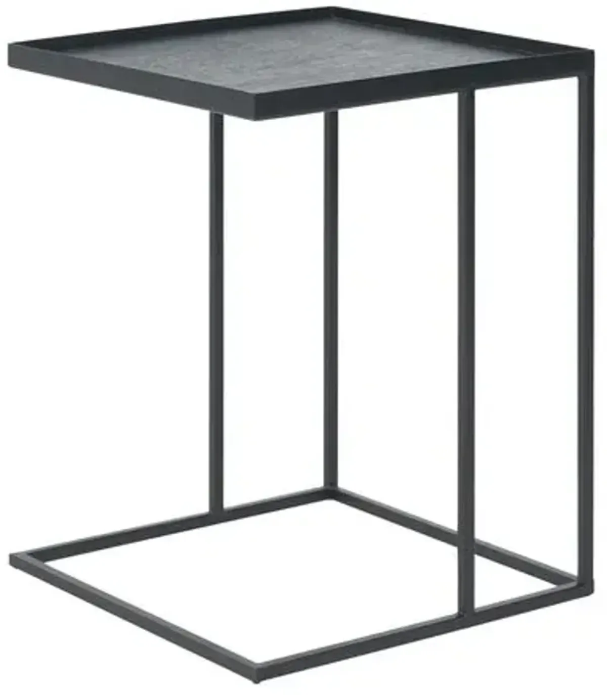 Tray Square Side Table - Black - Ethnicraft