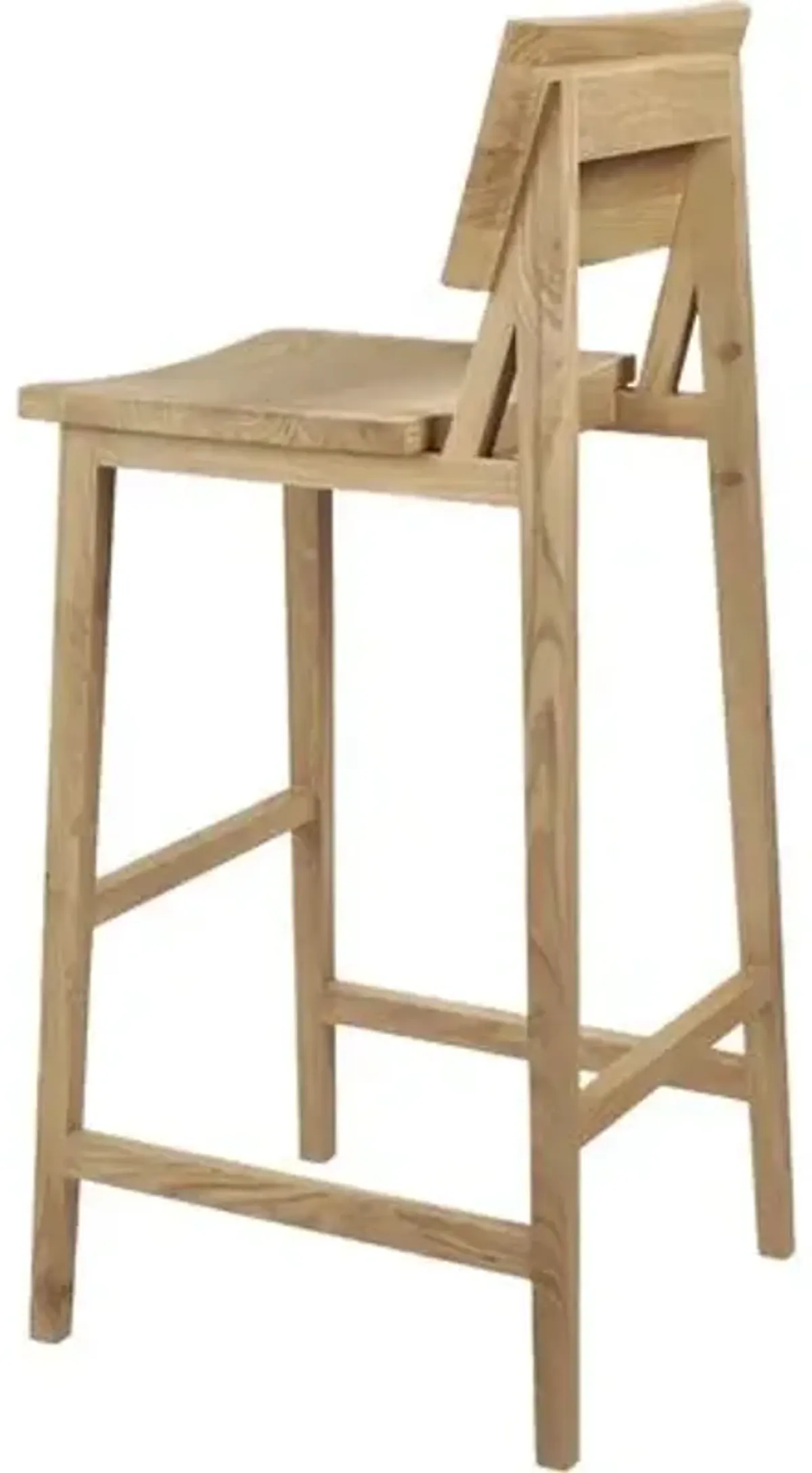 N4 Bar Stool - Oak - Ethnicraft - Brown