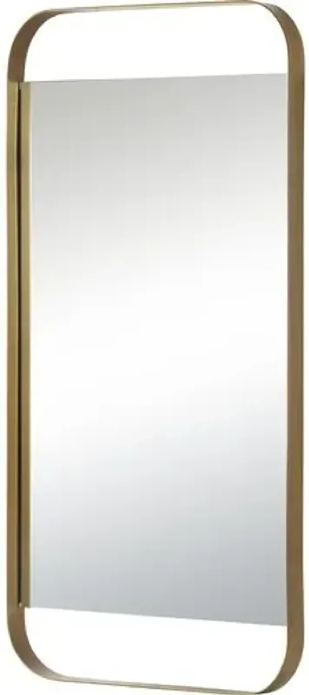 Blossom Wall Mirror - Antique Brass