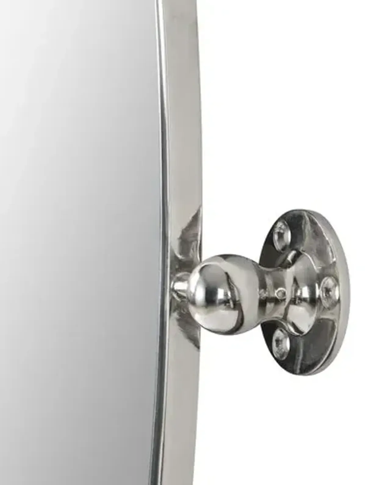 Triton Oval Wall Mirror - Nickel Plated