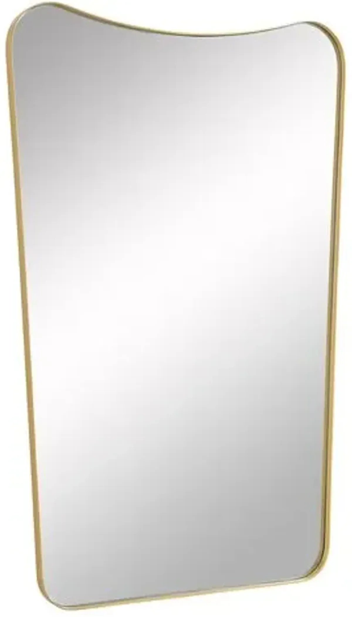 Zeya Reverse Arch Wall Mirror - Gold