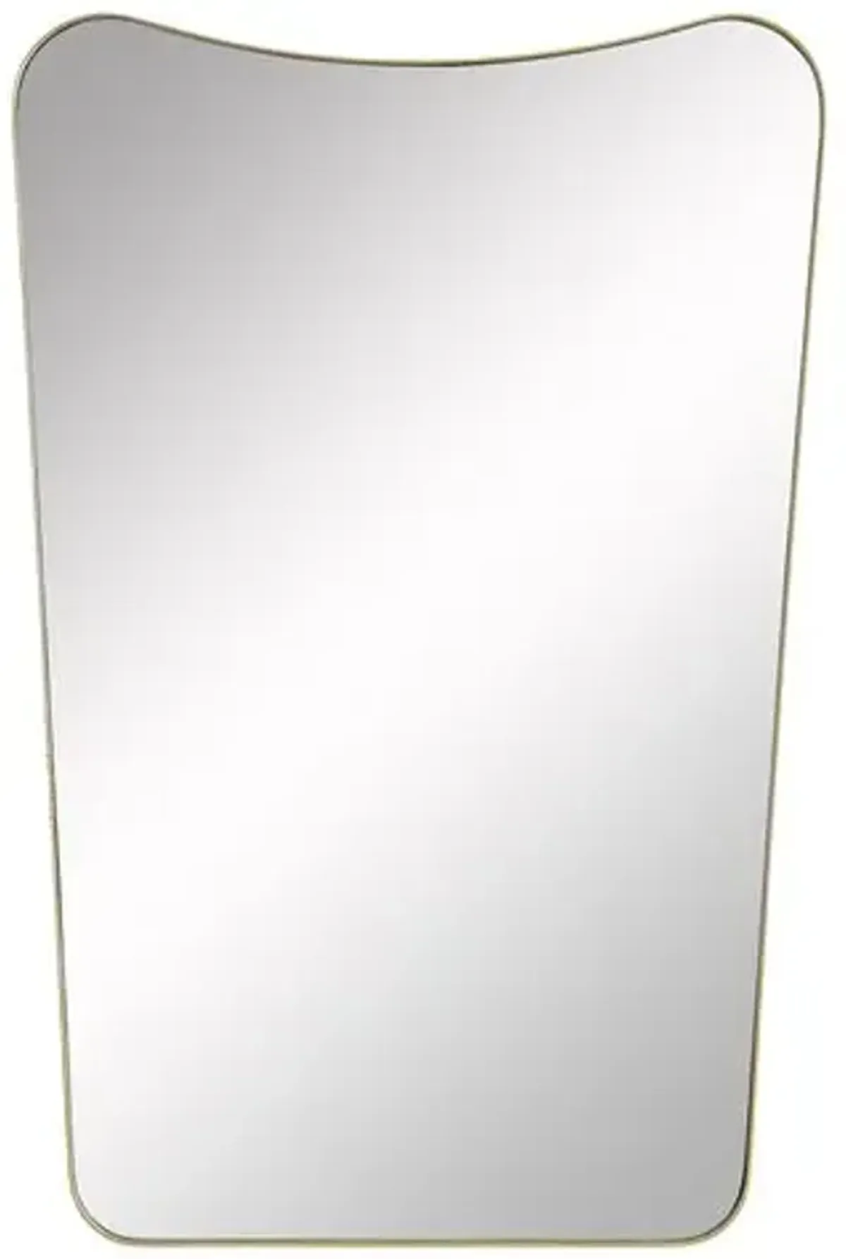 Zeya Reverse Arch Wall Mirror - Gold