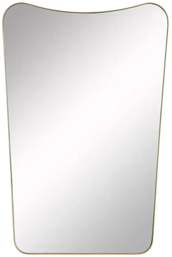 Zeya Reverse Arch Wall Mirror, Gold