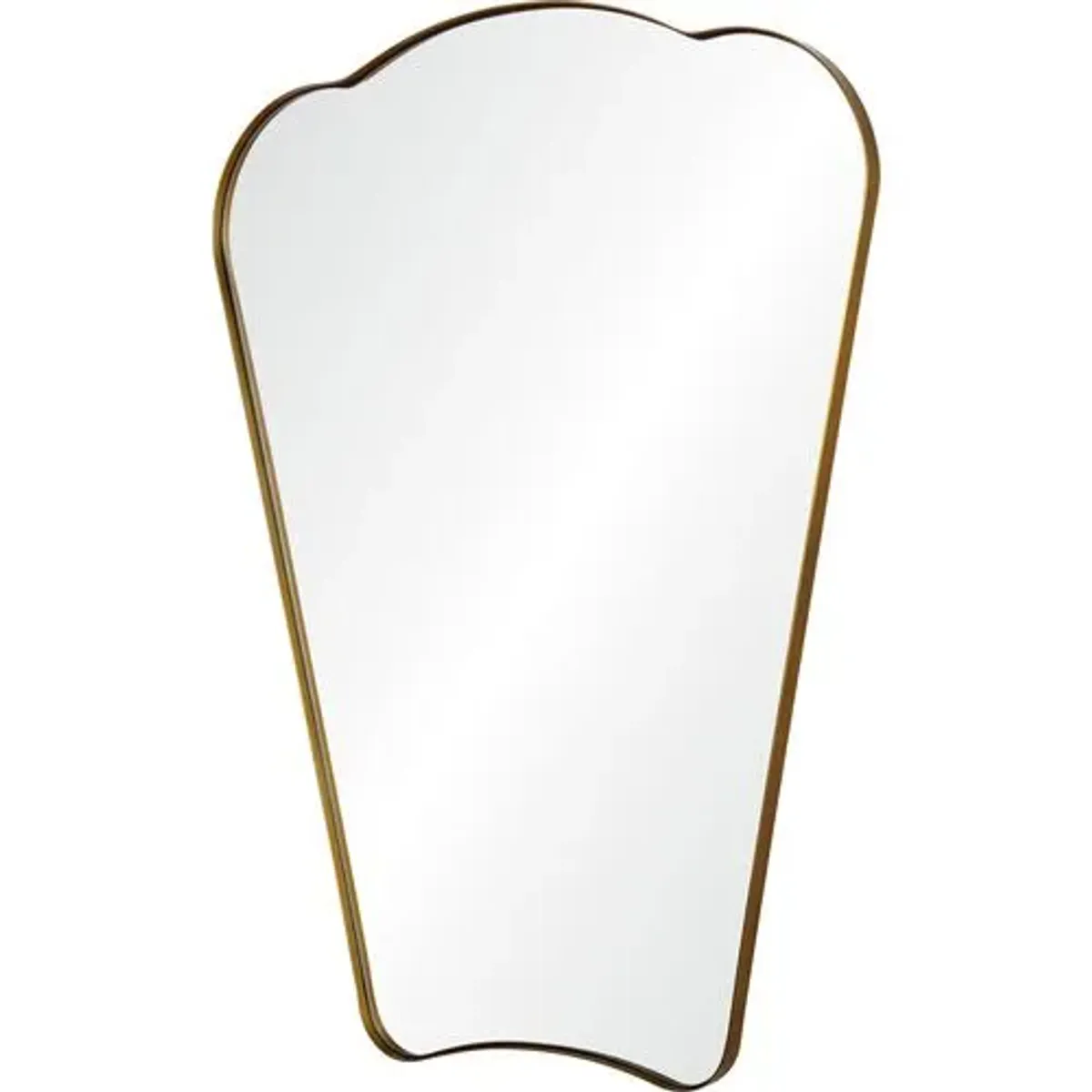 Indah Wall Mirror - Antique Brass