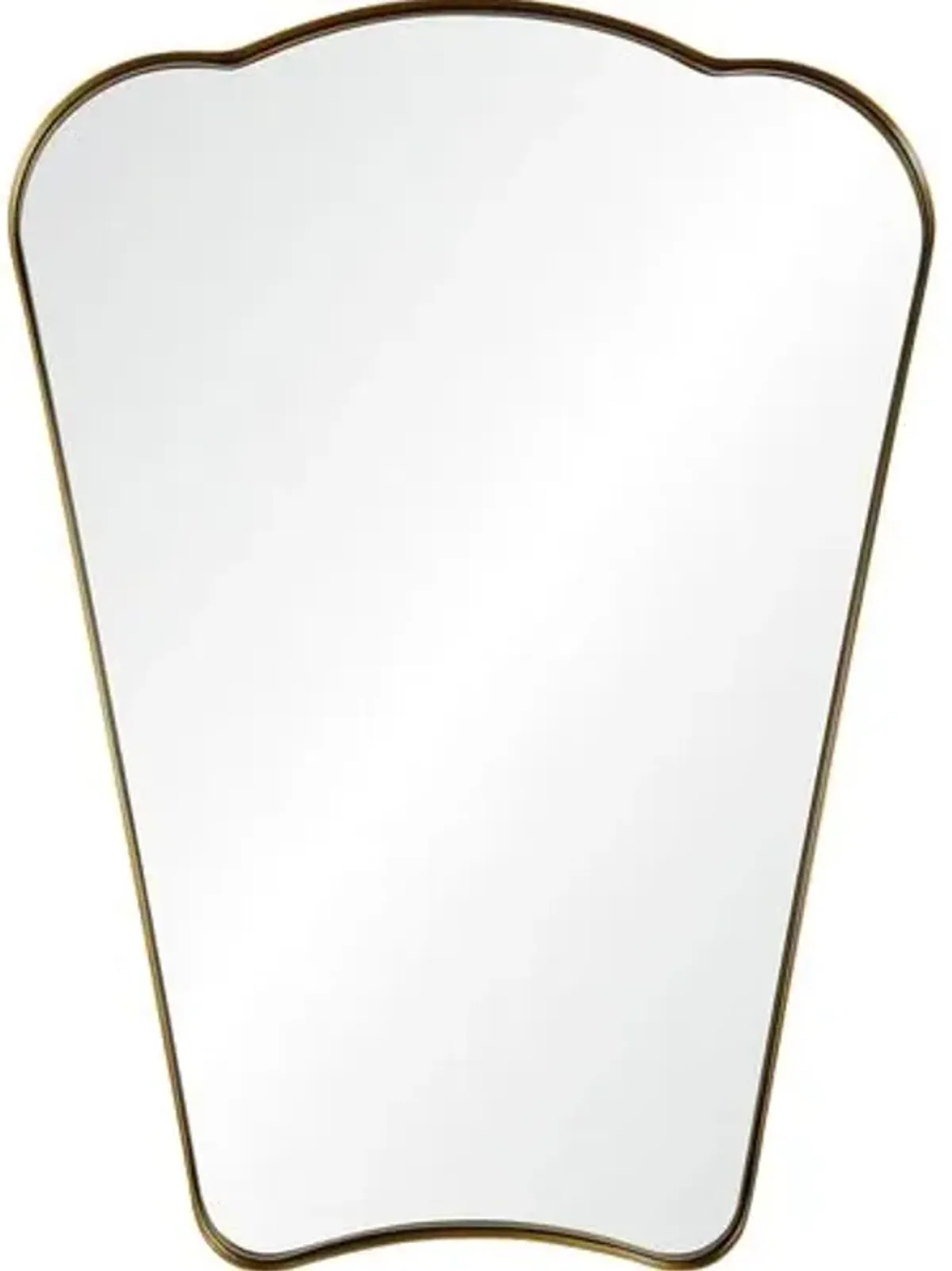 Indah Wall Mirror - Antique Brass