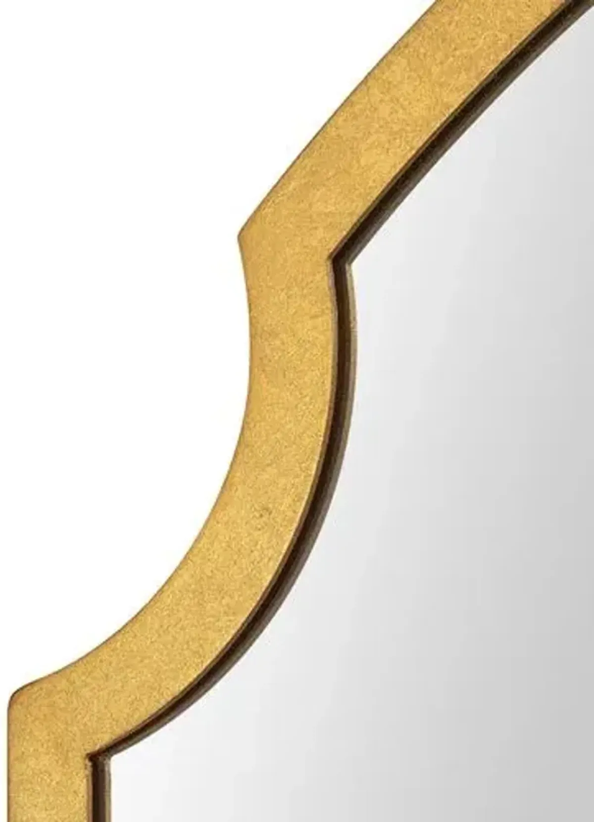 Esai Arched Wall Mirror - Gold Leaf