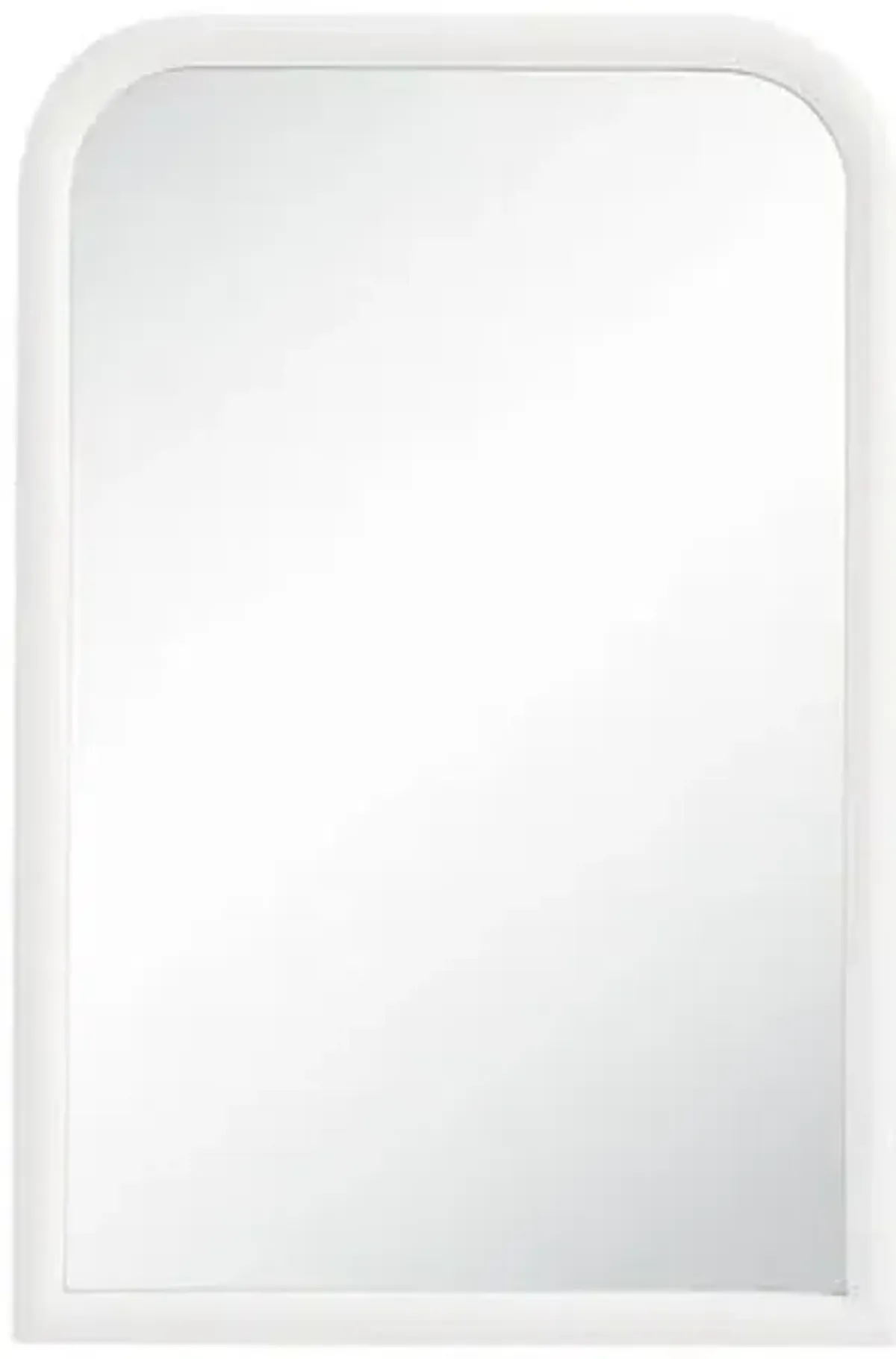 Zayne Wall Mirror - Textured White