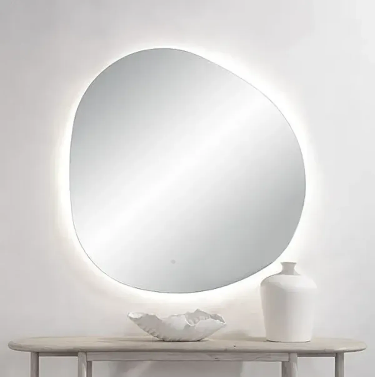 Vyxen Abstract LED Wall Mirror