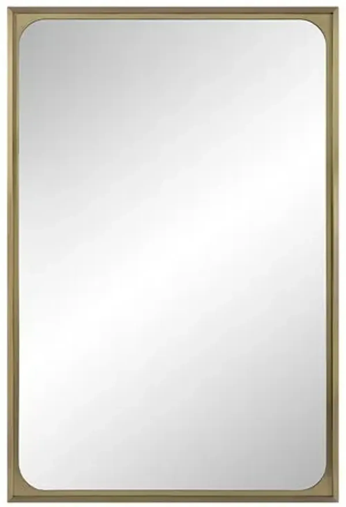 Suki Wall Mirror - Burnished Brass