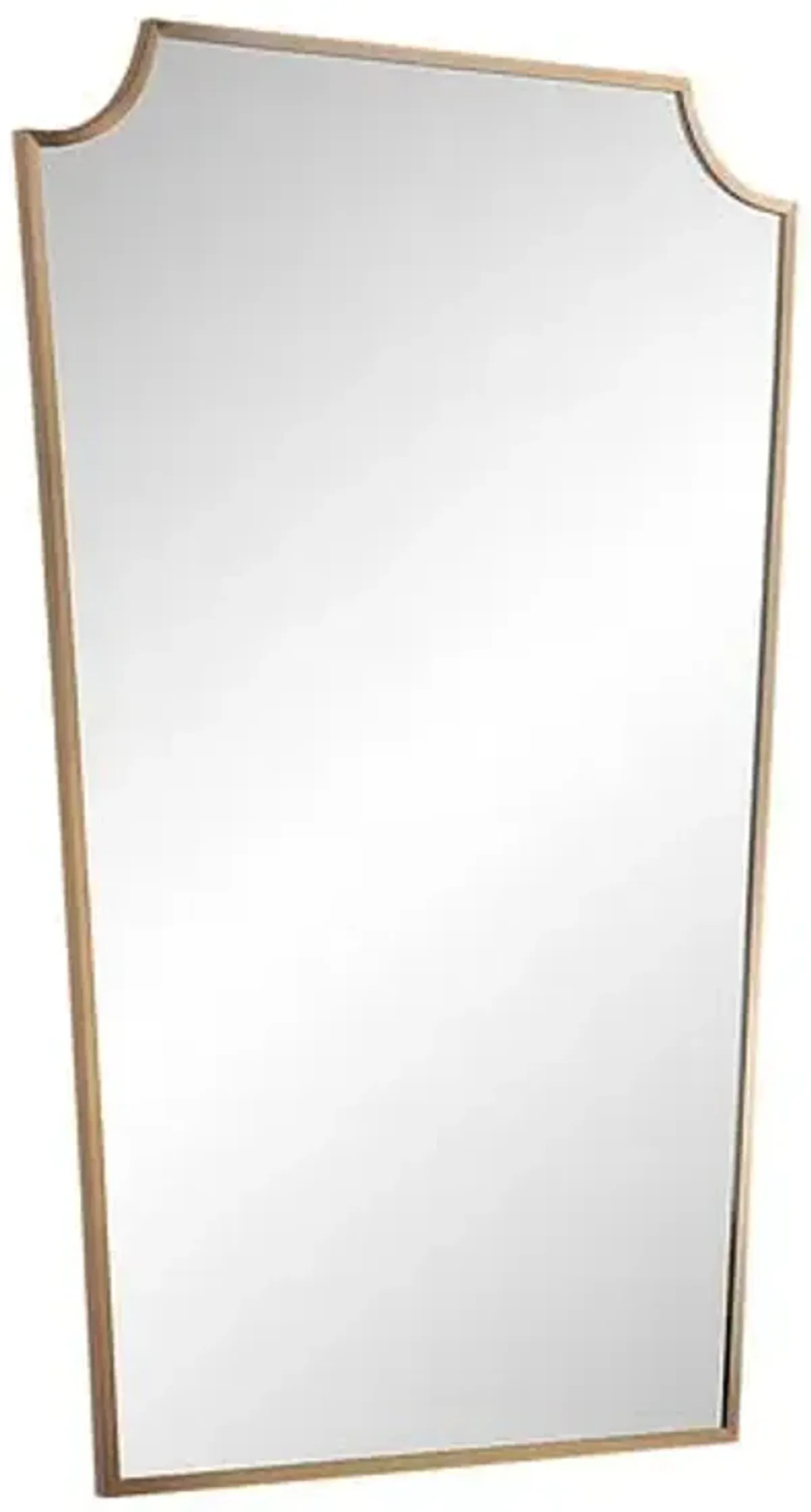 Kaelith Wall Mirror - Burnished Brass