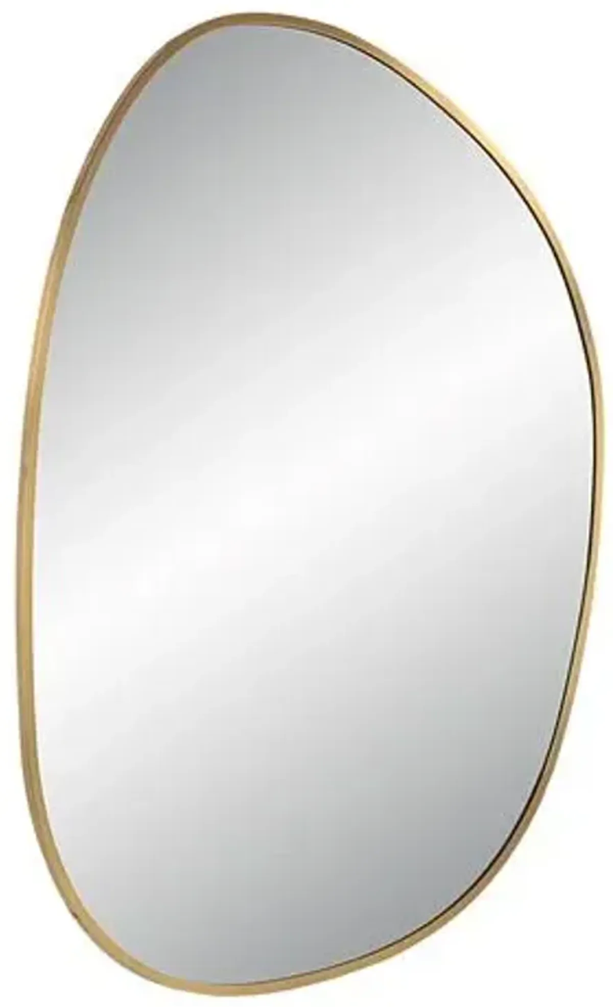 Eloise Oval Wall Mirror - Satin Brass