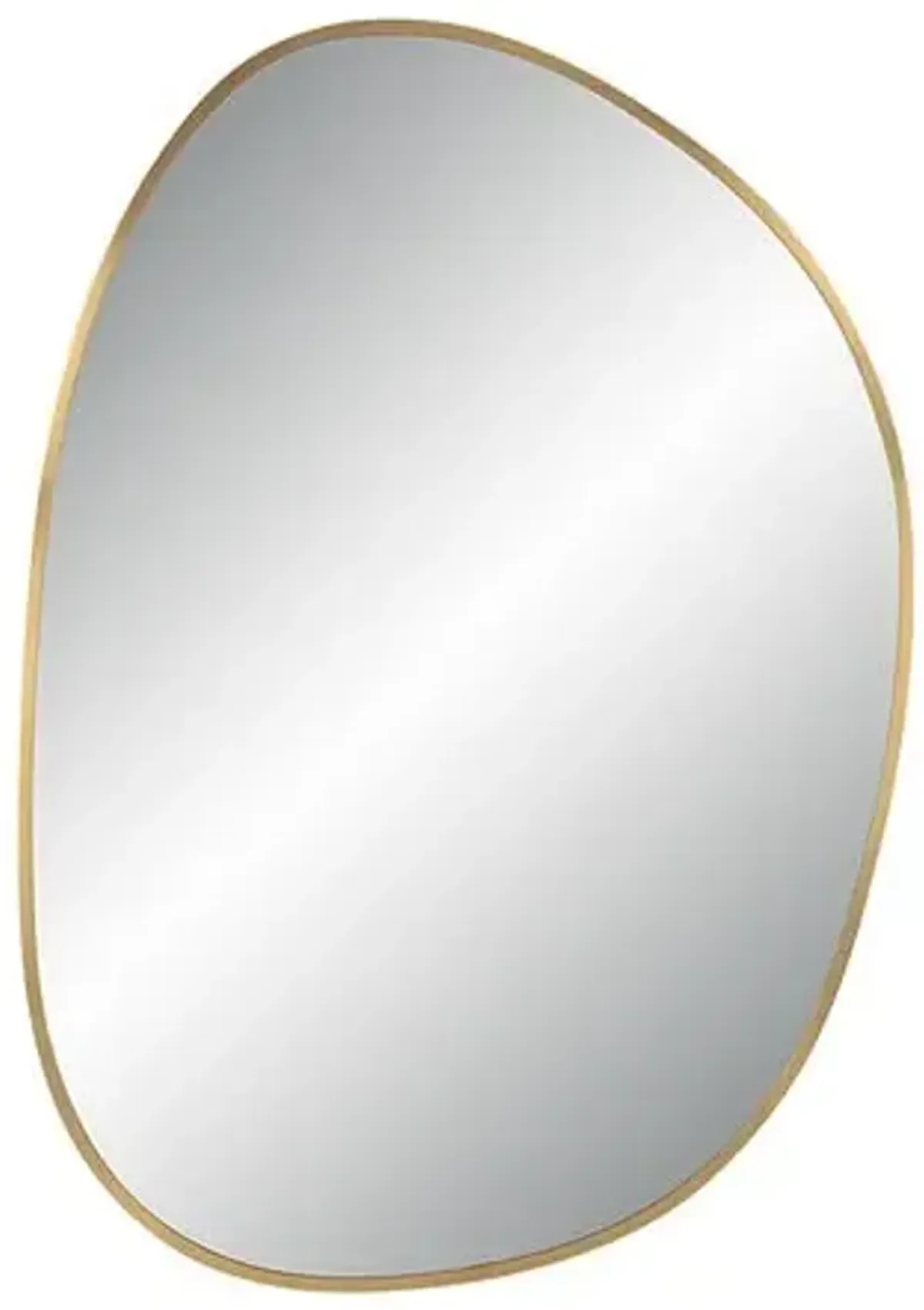 Eloise Oval Wall Mirror - Satin Brass