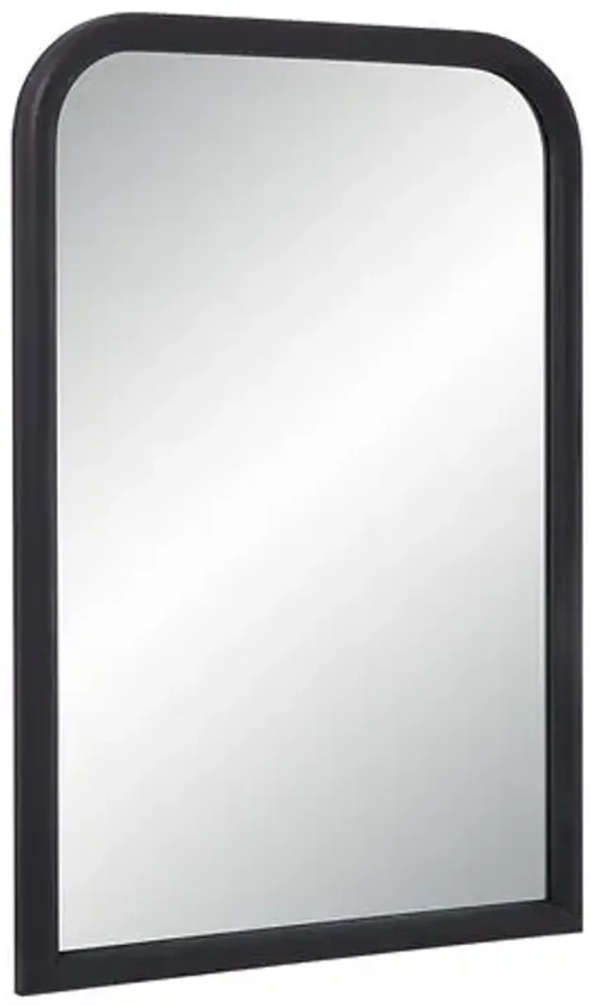 Taro Wall Mirror - Textured Black