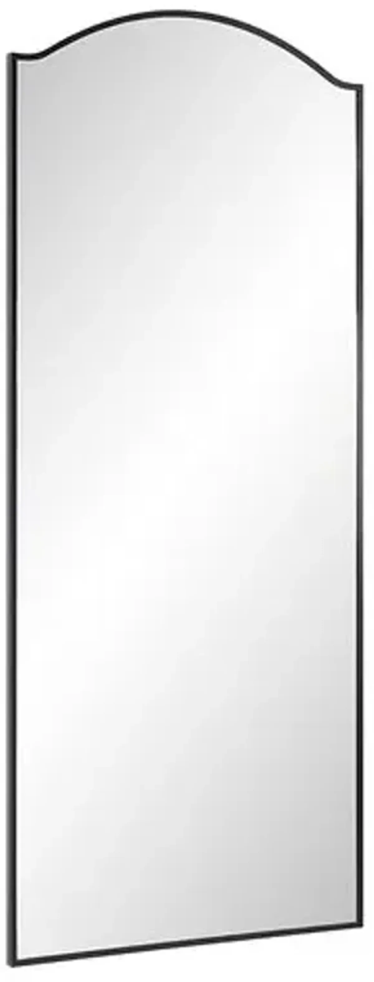 Zyra Wall Mirror - Matte Black