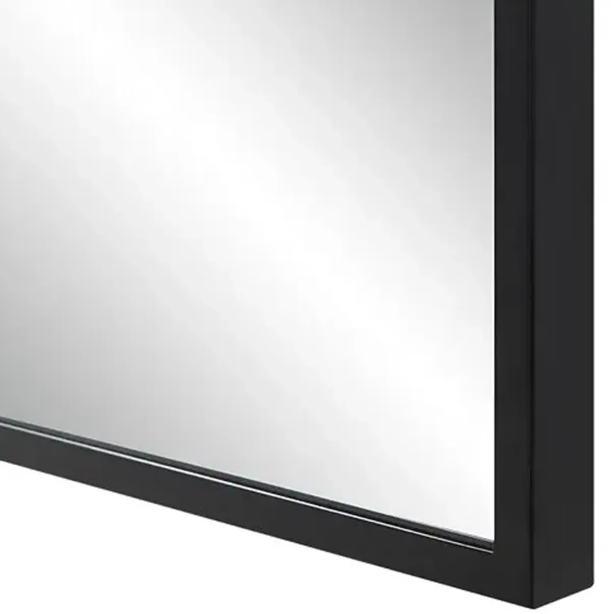 Zyra Wall Mirror - Matte Black