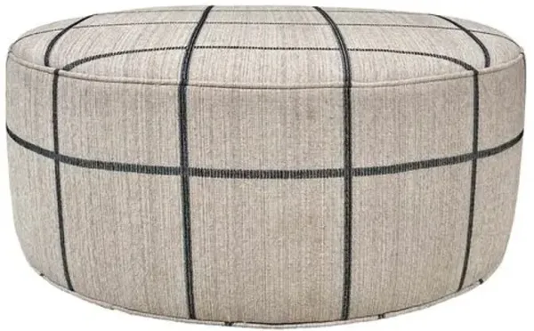 Devi Ottoman - West Village Linen - Kim Salmela - Handcrafted - Blue