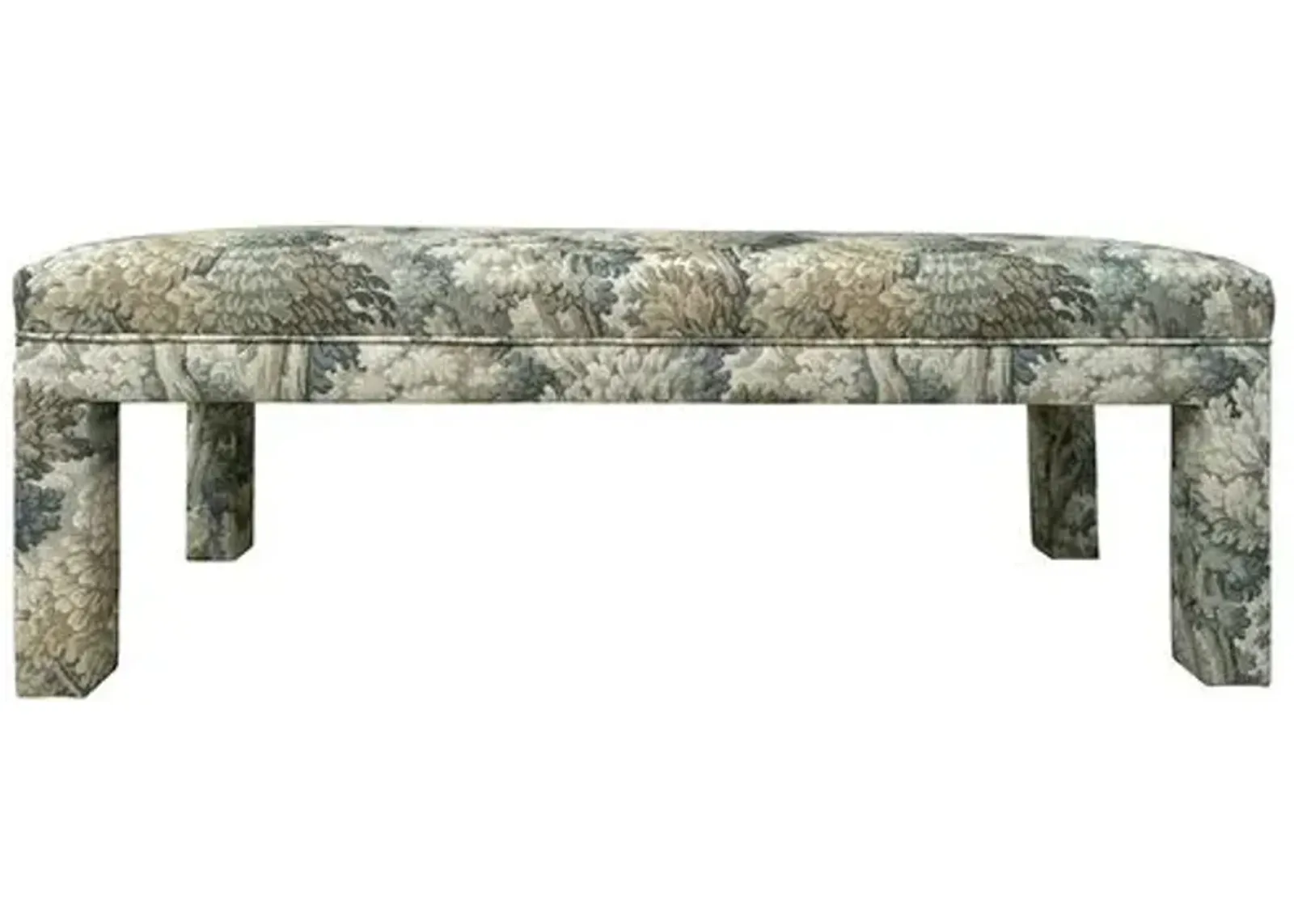 Brittany Bench - Sherwood - Mineral - Kim Salmela - Handcrafted - Green