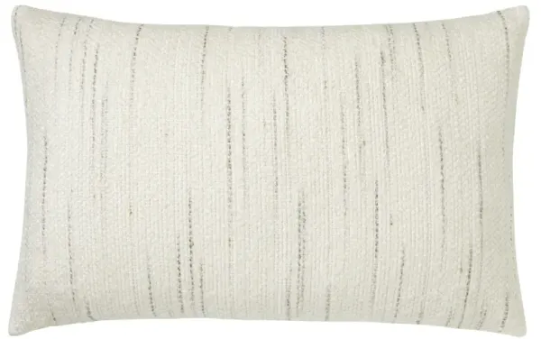 Chalet Striations Pillow Cover, Winter White