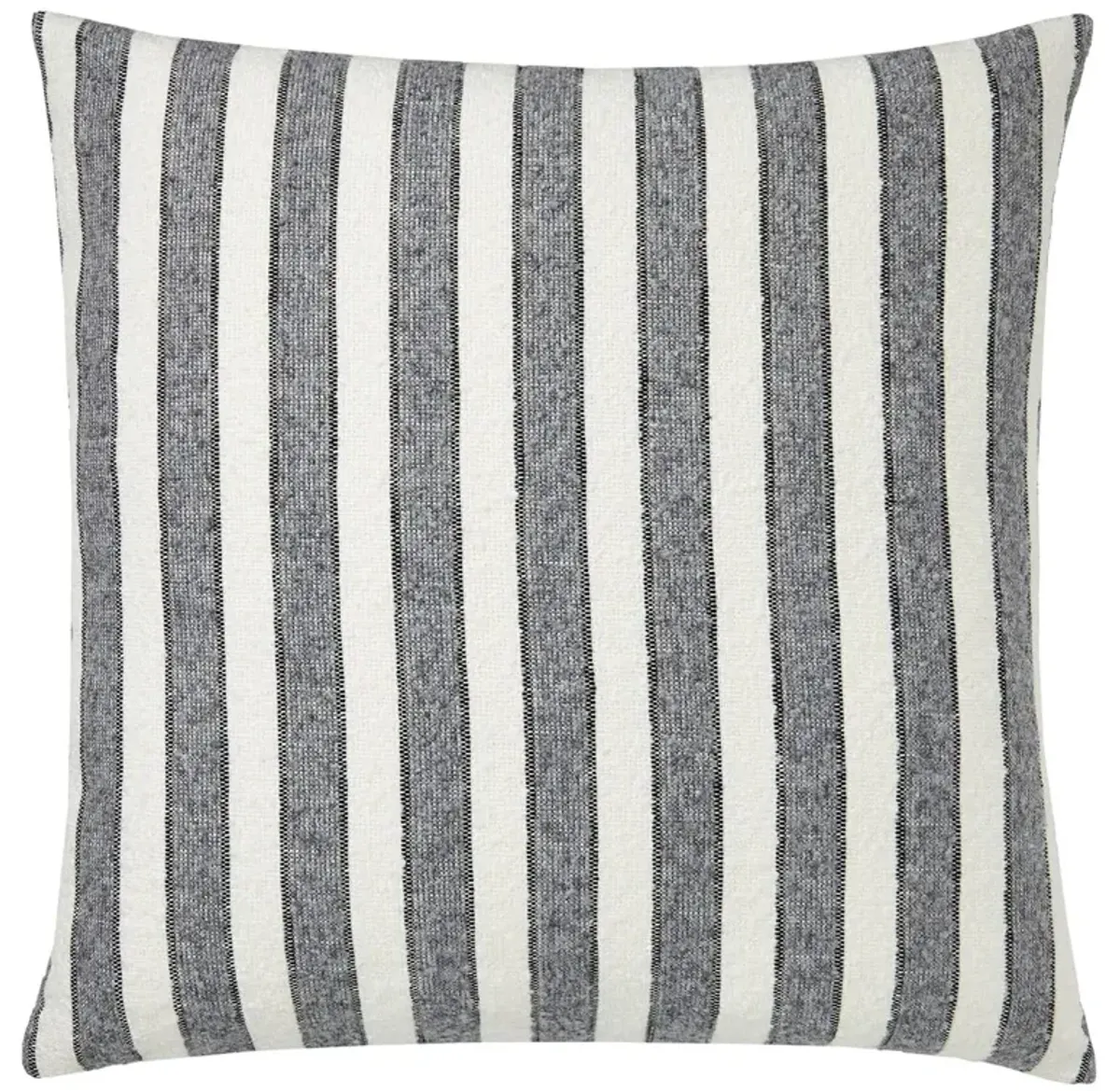 Chalet Stripe Pillow Cover, Winter White