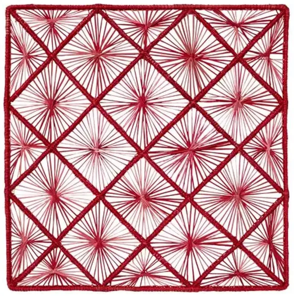 Lulu Placemat - Mode Living - Handcrafted - Red