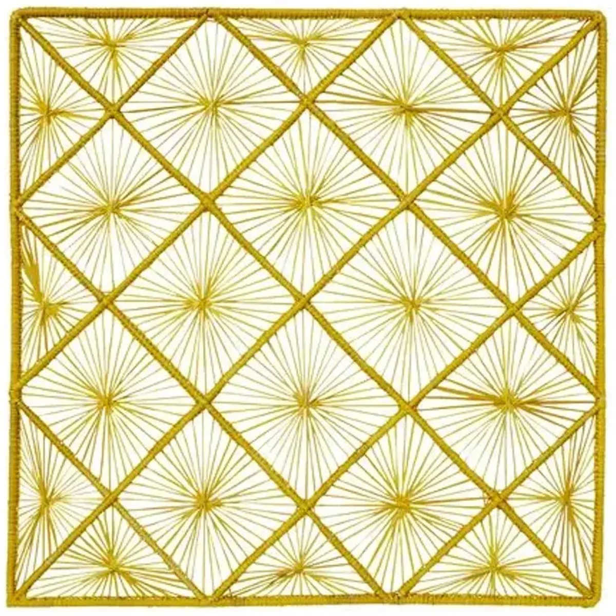Lulu Placemat - Mode Living - Handcrafted - Yellow