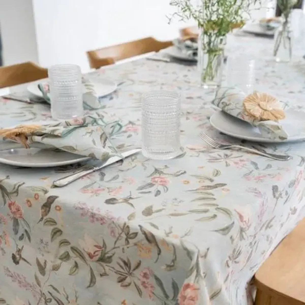 Ravello Tablecloth - Mint By Mode Living - Green