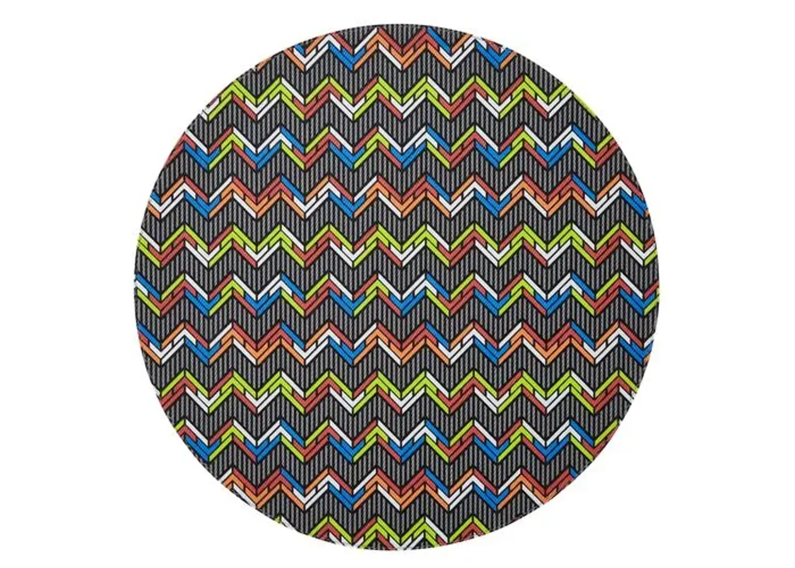 Set of 4 Cabo Placemats - Black/Gray - Mode Living