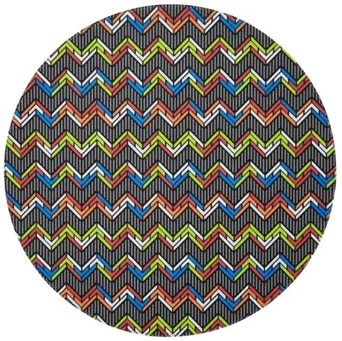 Set of 4 Cabo Placemats - Black/Gray - Mode Living