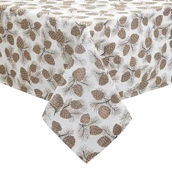 Verbier Tablecloth - Brown By Mode Living