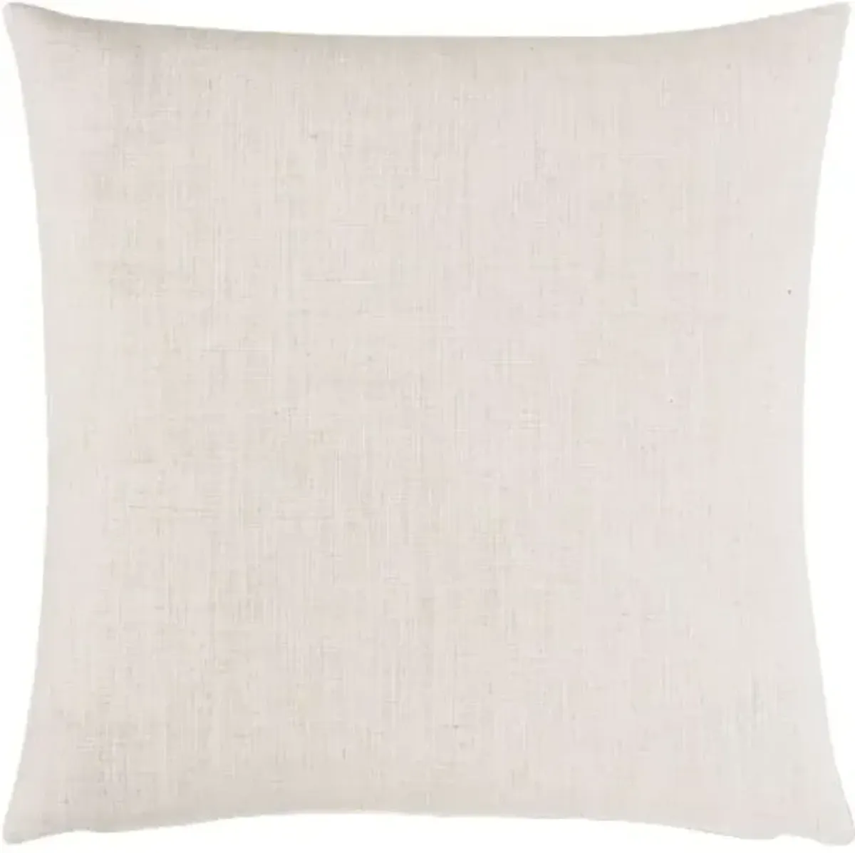 Oliver Basketweave Faux Leather Pillow - Grey/White