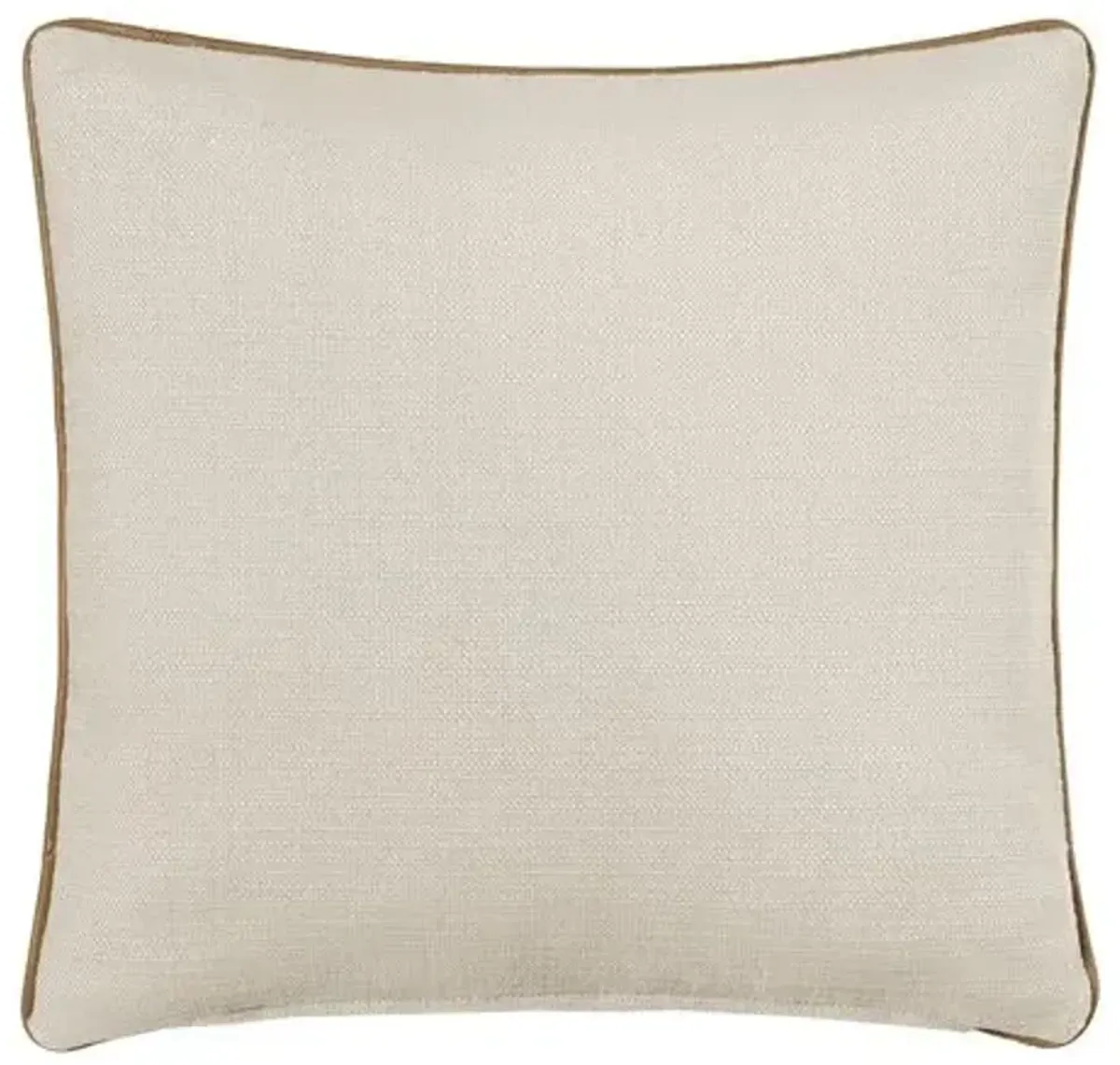 Bryce Houndstooth Faux Leather Pillow