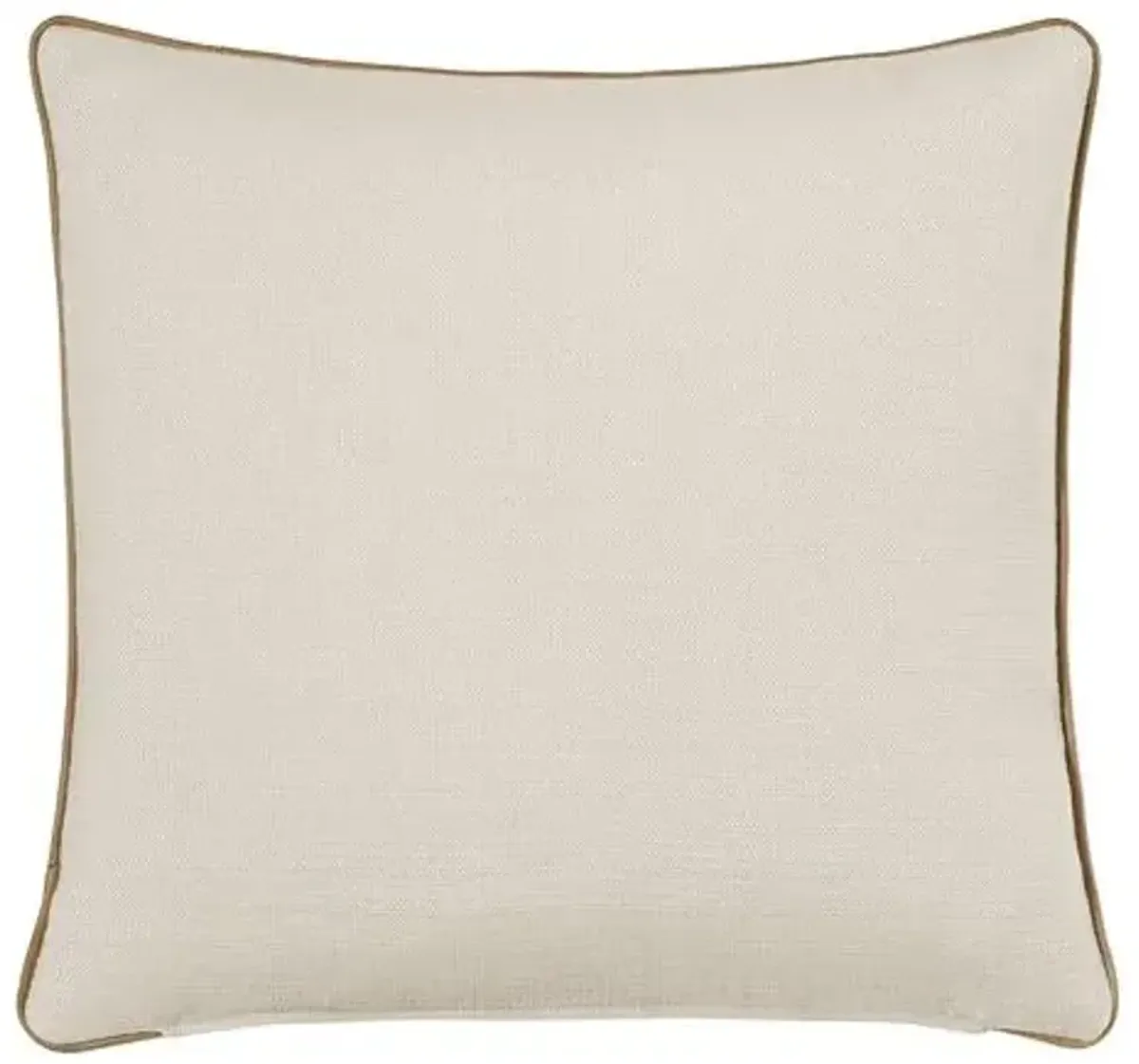 Bryce Striped Pillow - Bisque/Cocoa