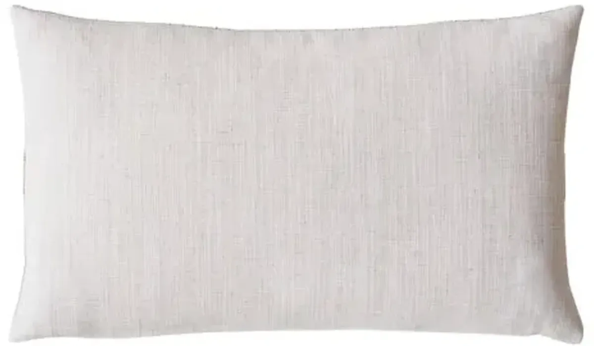 Bryce Apres Ski Pillow - Fawn Stripe/White - Handcrafted