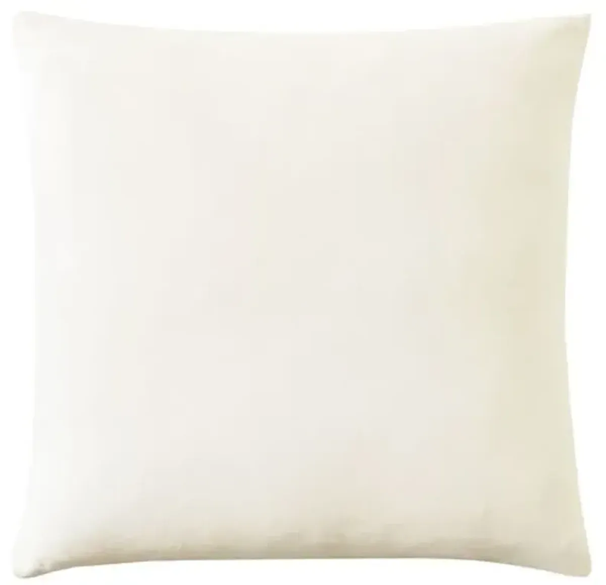 Asher Colorblock Zipper Pillow - Ivory/Gold/Charcoal