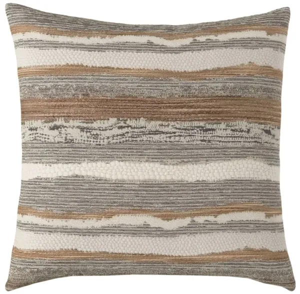 Asher Textured Woven Pillow, Earth