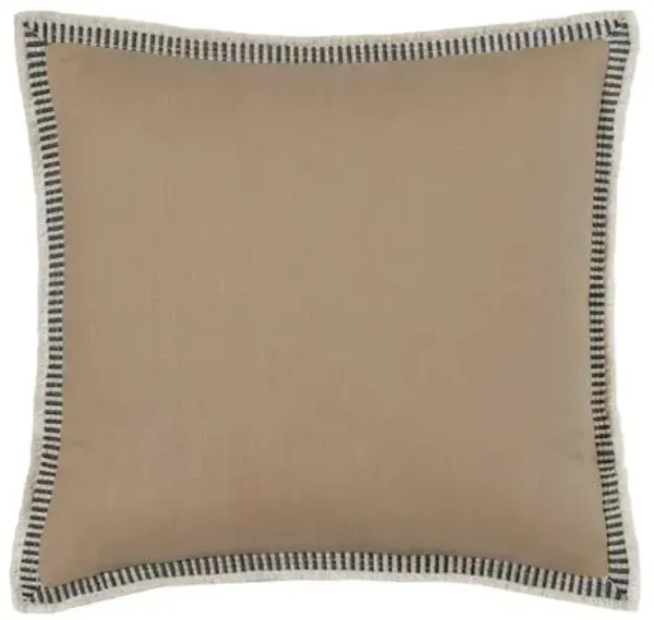 Delilah Border Pillow - Sand