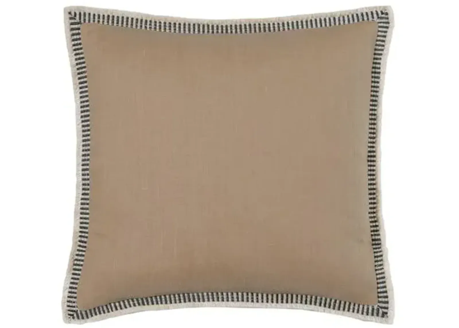 Delilah Border Pillow - Sand