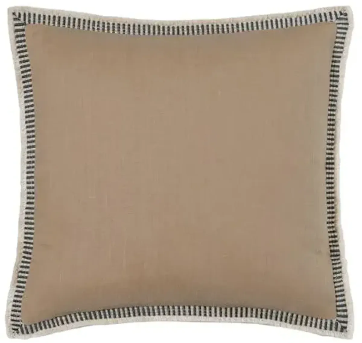 Delilah Border Pillow - Sand