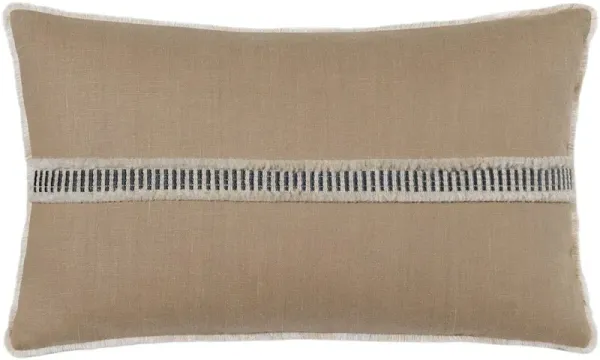 Delilah Trim Lumbar Pillow - Sand
