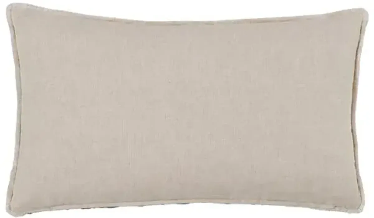 Delilah Trim Lumbar Pillow - Sand